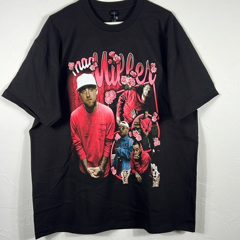 🔥🔥 "NEW" MAC MILLER Rap Music Concert Tee - Rare - Men Sz XL - Never‎ Worn